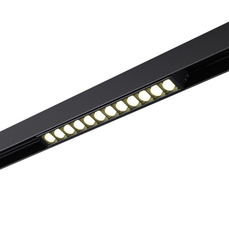 Трековый св-к димм.с ДУ,со сменой цв.темп.IP20 LED 3000~6500К 12W 48V черный FLUM C NOVOTECH