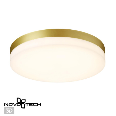 Св-к ландшафтный св/д IP54 LED 4000К 30W 220V OPAL золото NOVOTECH