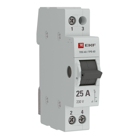 Трехпозиционный переключатель ТПС-63 1П 25А EKF PROxima