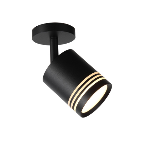 Светильник потолочный Черный LED 1*5Вт 3000К 390Lm Ra>80 120° D68xH140 170-240В ST101.412.05 ST LUCE