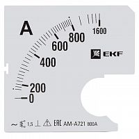 Шкала сменная для A721 800/5А-1,5 PROxima EKF