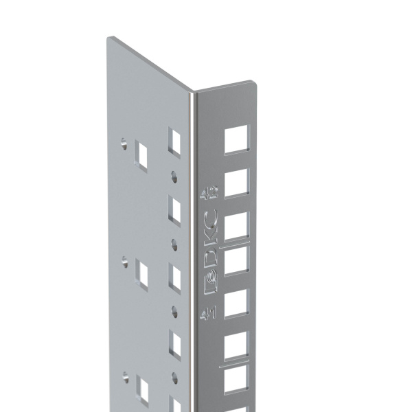 Вертикальные монтажные профили 42U, "L" для напольных 19" IT-корпусов ДКС серии CQE, 2шт DKC
