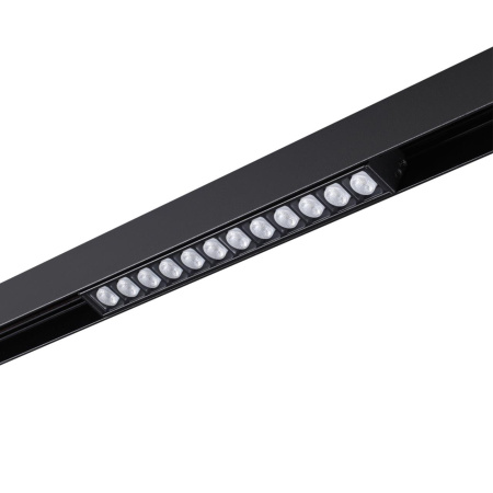 Трековый св-к димм.с ДУ,со сменой цв.темп.IP20 LED 3000~6500К 12W 48V черный FLUM C NOVOTECH