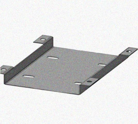 Соединитель нижний У1102 100х50х1,5 УТ1,5, оцинкованный лист S1,5