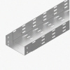 Лоток монтажный цельный перфорированный ЛМЦ400х50х3000 УТ1,5, оцинкованный лист, S1,5