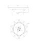 Потолочный светильник 4*E14 40Вт Золото IP20 Cima H013CL-04G Maytoni