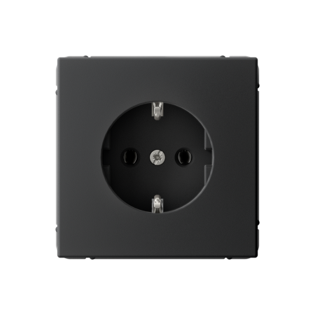 ARTGALLERY РОЗЕТКА с заземлением, 16А, механизм, КАРБОН Systeme Electric