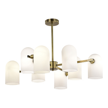 Люстра потолочная Бронза/Молочно-белый E14 8*40Вт SLE1047-302-08 EVOLUCE