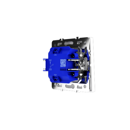 Выключатель встраиваемый Voltum S70 одноклавишный 10А, (белый глянцевый)