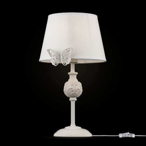 Настольная лампа 1*E14 40Вт Белый IP20 Fiona ARM032-11-PK Maytoni фото 2