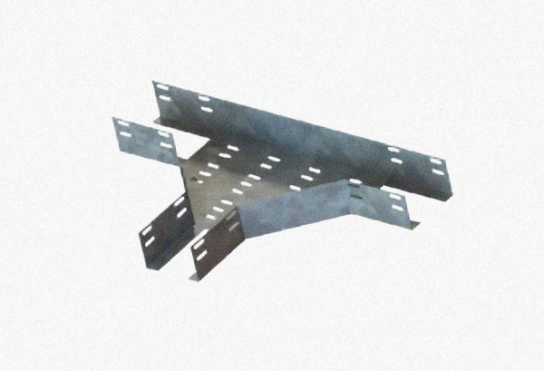 Лоток тройниковый перфорированный ОТ 100х100 УТ1,5, горячее цинкование S1,5