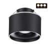 Св-к встр.с перекл.цв.темп.IP20 LED 3000К/4000К/6000К 12W вниз + 3W вверх черный GIRO NOVOTECH