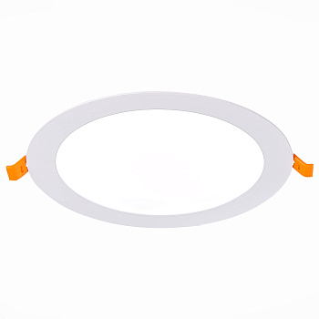 Светильник встраиваемый Белый LED 1*15Вт 4000К 1 080Lm Ra80 110° IP20 D220xH8 90-265В ST209.548.15 ST LUCE