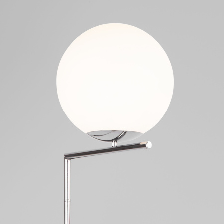 Торшер со стеклянным плафоном 1*E27 60Вт хром IP20 Frost (01083/1 хром) Eurosvet