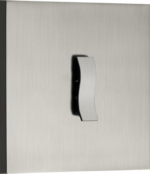 Donel N96 Переключатель перекрестный (с 3-х мест) на 1 тумблер, клавиша Wave, 10AX 250V, Вороненая сталь, серия DT