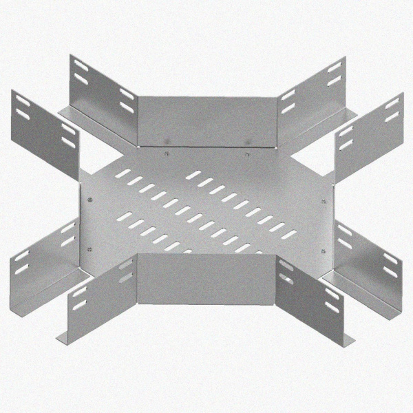 Лоток крестообразный перфорированный КМ 100х65 У3, окрашенный, S1,5