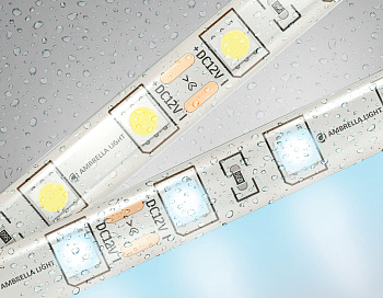 Светодиодная лента GS2103 5050 60Led/ 14.4W m/ 12V IP65 6500K/ 5000*10*2.87mm/ кратность резки 50mm (2 конт.) Ambrella Light Светодиодная лента GS2103 5050 60Led/ 14.4W m/ 12V IP65 6500K/ 5000*10*2.87mm/ кратность резки 50mm (2 конт.) Ambrella Light