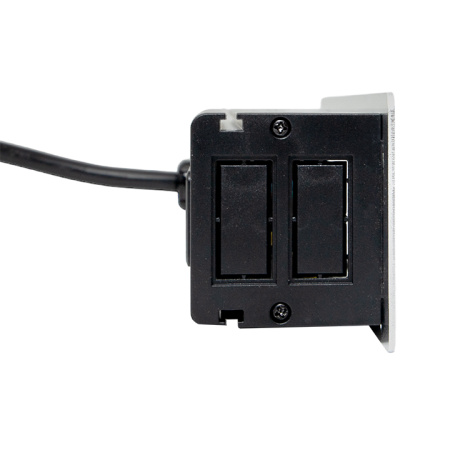 Встраиваемый настольный розеточный блок, 10 модулей, C-Line EKF