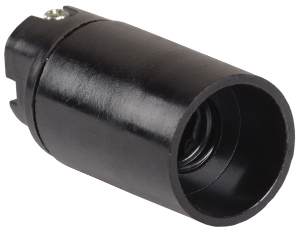 Патрон подвесной Пкб14-04-К01 карболитовый Е14 черный (индивидуальный пакет) IEK