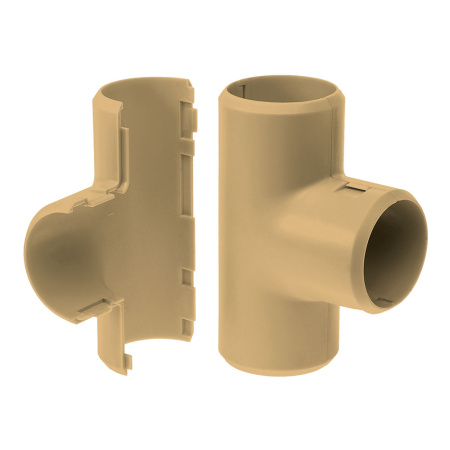 Тройник разборный сосна d20 мм (5шт/400шт уп/кор) Промрукав Тройник разборный сосна d20 мм (5шт/400шт уп/кор) Промрукав