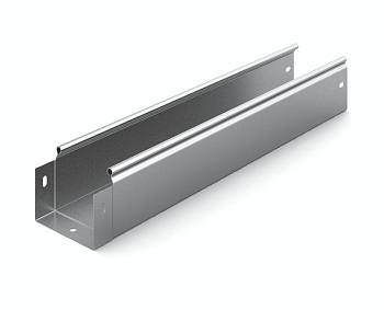 Металлический лоток неперфорированный 100х80х3000, толщ. 1,0 мм, Сендзимир цинк Ostec