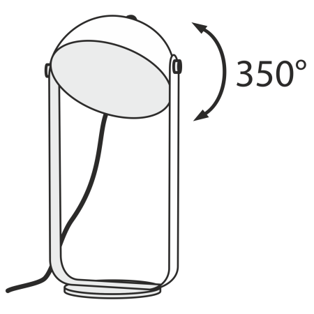 Настольная лампа 6Вт 3000K Белый IP20 Hygge MOD047TL-L5W3K Technical