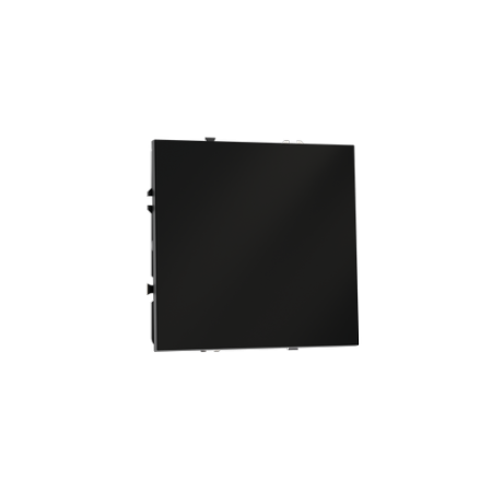 Выключатель встраиваемый Voltum S70 одноклавишный 10А, (черный матовый)