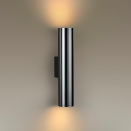 Настенный св-к E27 LED max 7W DARIO черный хром/металл ODEON LIGHT