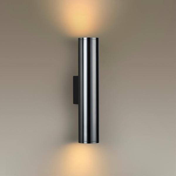 Настенный св-к E27 LED max 7W DARIO черный хром/металл ODEON LIGHT