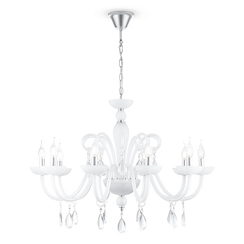 Люстра 10*E14 40Вт Матовый Белый IP20 Cecilia DIA011PL-10W Maytoni