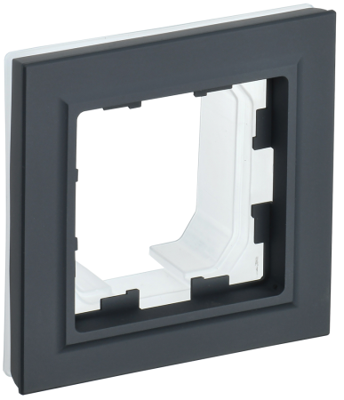 BRITE Рамка 1-местная IP44 РУ-1-БрГ-44 графит IEK