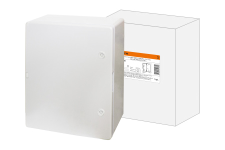 Щит пластиковый ЩМП-0-3, ABS, IP65, -45 до +75 С, навесной, (400x300x170) TDM Щит пластиковый ЩМП-0-3, ABS, IP65, -45 до +75 С, навесной, (400x300x170) TDM