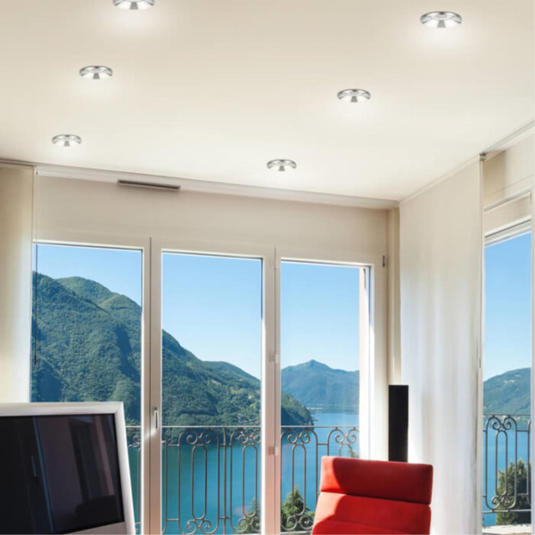 Встр.св-к IP44 LED 3000K 10W 100-265V METIS хром NOVOTECH