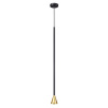 Подвесной св-к LED GU10 7W 220V PIPA черно-золотистый/металл ODEON LIGHT
