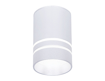 Накладной светодиодный точечный светильник TN236 SL/S серебро/песок LED 4200K 5W D60*100 Ambrella Light