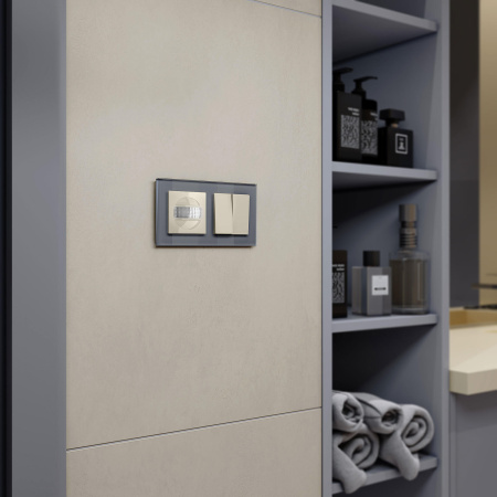 Датчик движения (слоновая кость) СУ IP20 Werkel