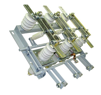 Разъединитель РВФЗ-10/1000-II-II УХЛ3 с приводом ПР-10 Stingray EKF