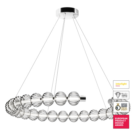 Подвесной светильник LED 30Вт Хром IP20 Amulet MOD555PL-L30CH4K Maytoni