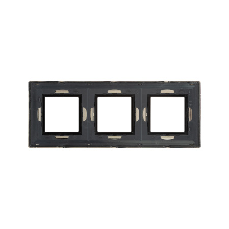 Рамка из металла, "Avanti", никелированная, 3 поста (6 мод.) DKC