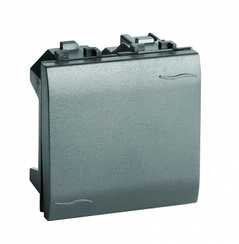 Выключатель, черный, 2мод. DKC