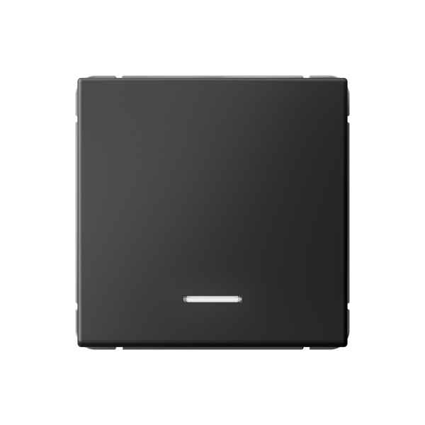 ARTGALLERY 1-клавишный ВЫКЛЮЧАТЕЛЬ с подсветкой, сх.1а, 10АХ, механизм, БАЗАЛЬТ Systeme Electric