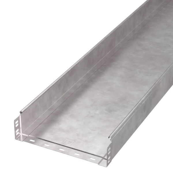 Лоток неперфорированный Стандарт HDZ 300х80х3000 (0,8 мм) (6 м/уп) Промрукав