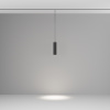 Трековый подвесной светильник LED 12Вт Черный IP20 Magnetic track system Exility TR041-4-12W3K-M-DS-B Technical Maytoni