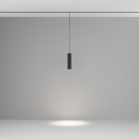 Трековый подвесной светильник LED 12Вт Черный IP20 Magnetic track system Exility TR041-4-12W3K-M-DS-B Technical Maytoni