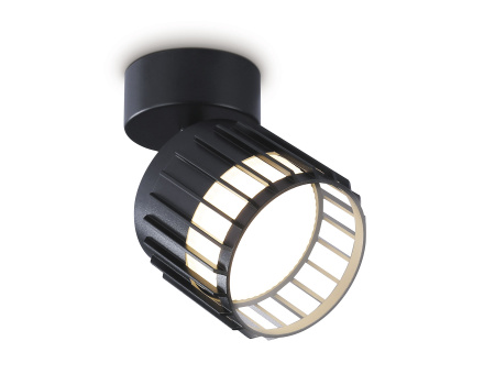 Накладной поворотный спот со сменной лампой TN71159 BK черный GX53 D100*125 Ambrella Light Накладной поворотный спот со сменной лампой TN71159 BK черный GX53 D100*125 Ambrella Light