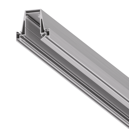 Donel встраиваемый алюминиевый профиль 3в1 под натяжной потолок, 75х82,5х3000. Цвет:Серебро,Серия:DN8ALE