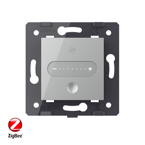 Регулятор вытяжки ZigBee, цвет серый (механизм) Livolo