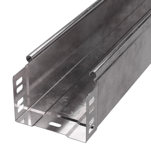 Лоток неперфорированный Стандарт 100х80х3000 (0,7 мм) (6 м/уп) Промрукав