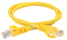 ITK Коммутационный шнур (патч-корд) кат.6 UTP LSZH 2м жёлтый