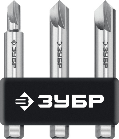 Набор "ЭКСПЕРТ": Экстракторы поврежденного крепежа,для выкручивания крепежа с износом граней шлица до 95%,3 предм ЗУБР